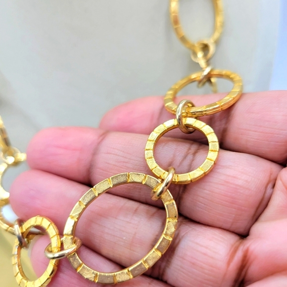 Janna Conner Goldtone Choker Necklace - Picture 4 of 7